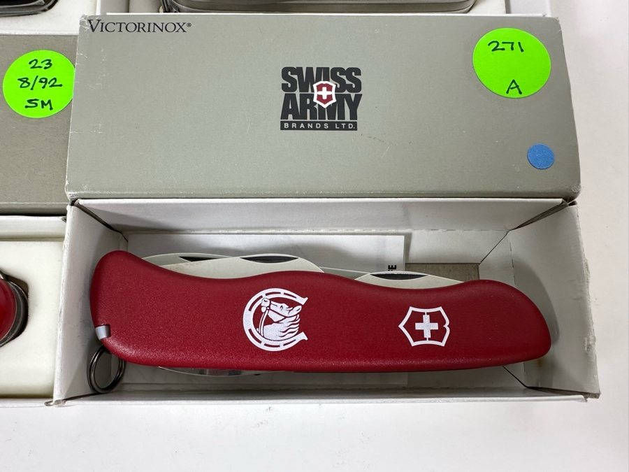 (9) Swiss Army Knives With Original Boxes - See Details For Types Of Knives [Photo 4]