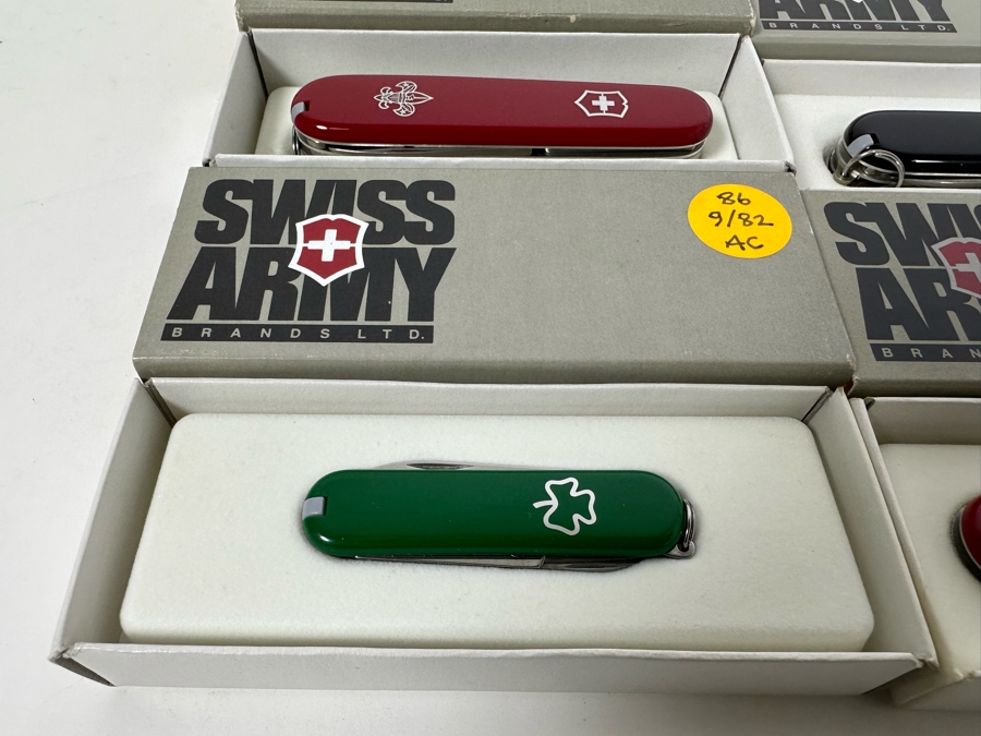 (9) Swiss Army Knives With Original Boxes - See Details For Types Of Knives [Photo 6]