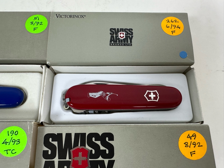 (9) Swiss Army Knives With Original Boxes - See Details For Types Of Knives [Photo 6]