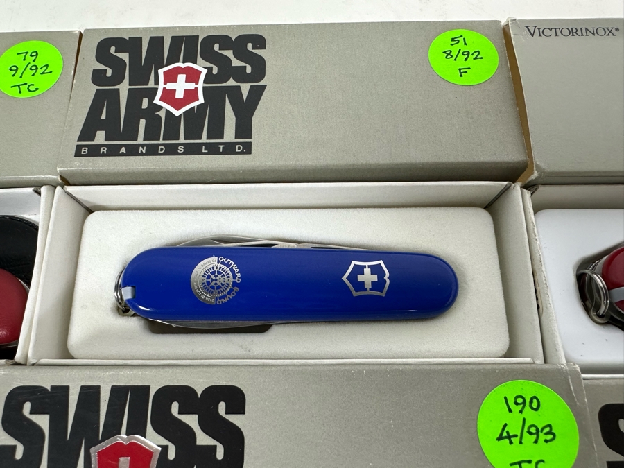 (9) Swiss Army Knives With Original Boxes - See Details For Types Of Knives [Photo 7]