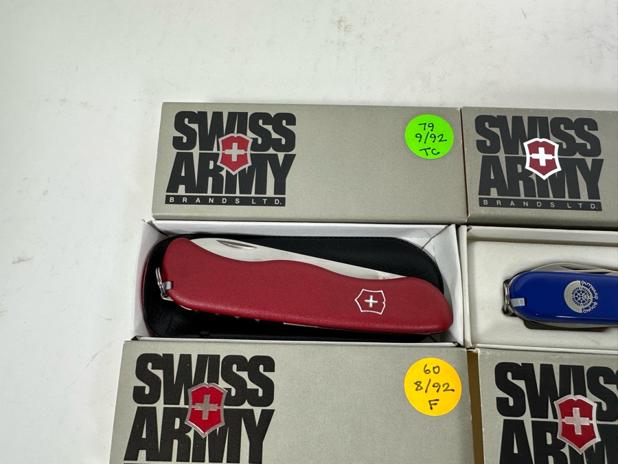 (9) Swiss Army Knives With Original Boxes - See Details For Types Of Knives [Photo 9]