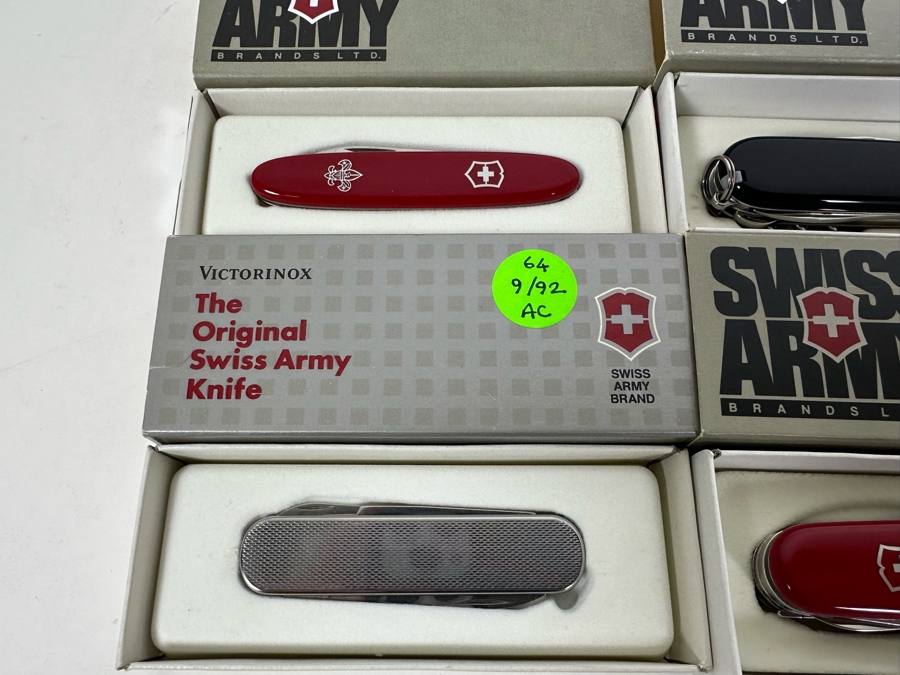 (9) Swiss Army Knives With Original Boxes - See Details For Types Of Knives [Photo 3]