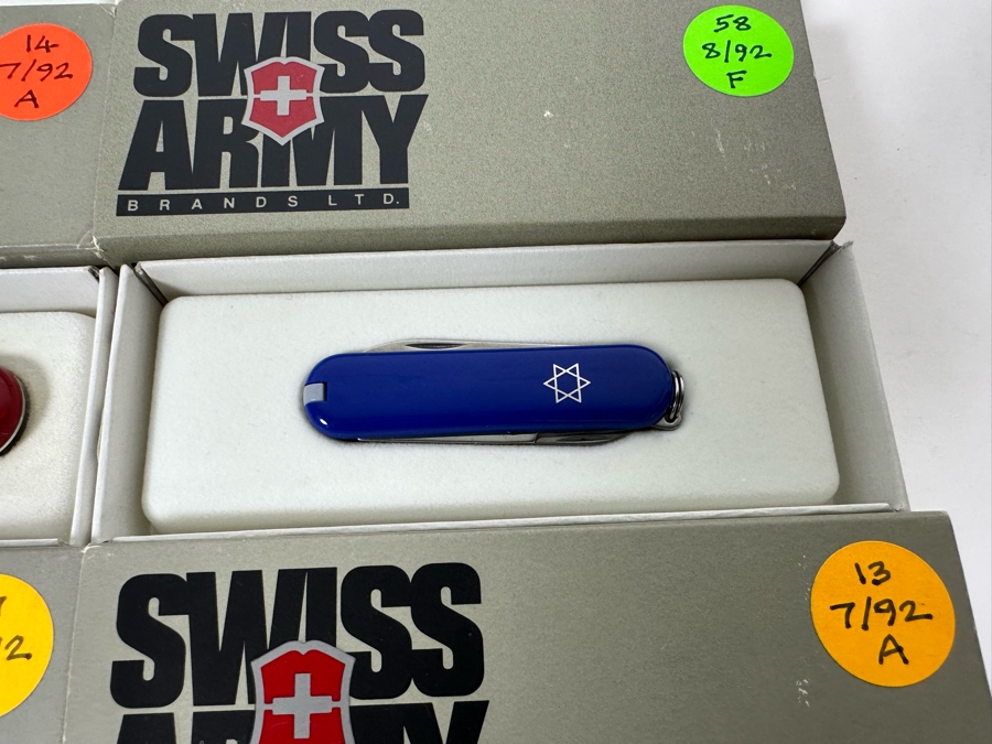 (9) Swiss Army Knives With Original Boxes - See Details For Types Of Knives [Photo 7]