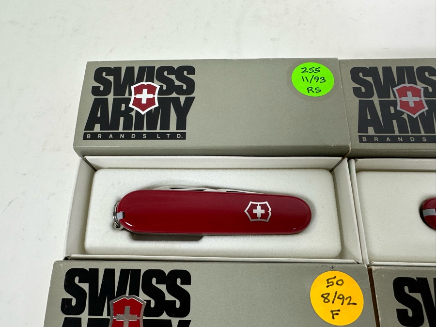 (9) Swiss Army Knives With Original Boxes - See Details For Types Of Knives [Photo 10]