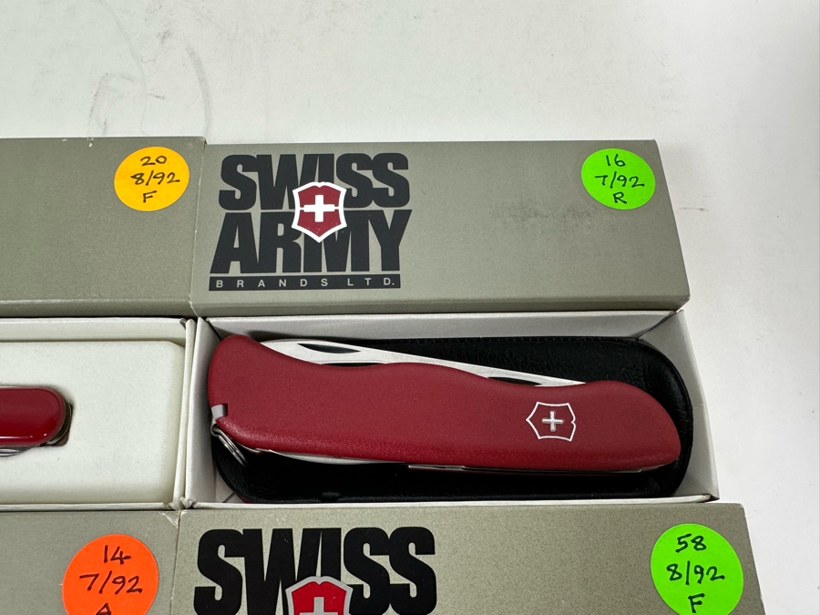 (9) Swiss Army Knives With Original Boxes - See Details For Types Of Knives [Photo 8]