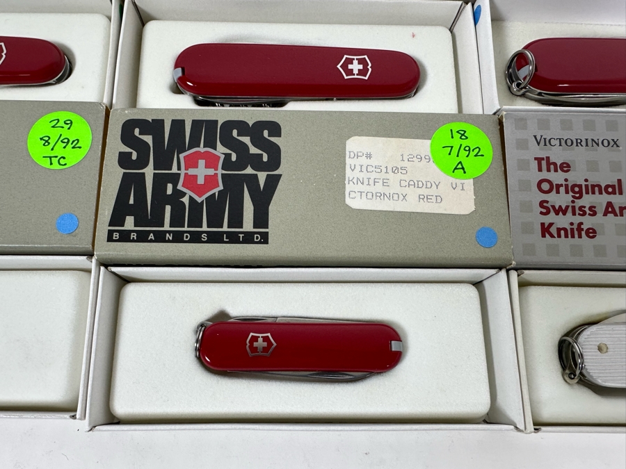 (9) Swiss Army Knives With Original Boxes - See Details For Types Of Knives [Photo 5]