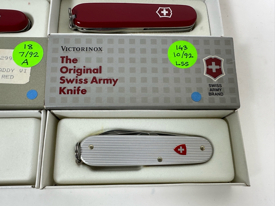 (9) Swiss Army Knives With Original Boxes - See Details For Types Of Knives [Photo 4]