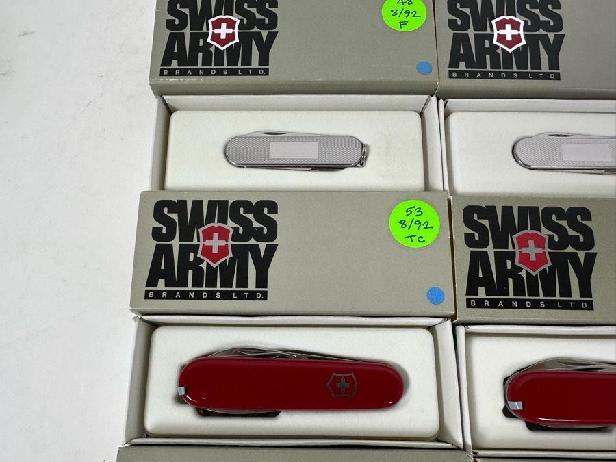 (9) Swiss Army Knives With Original Boxes - See Details For Types Of Knives [Photo 7]