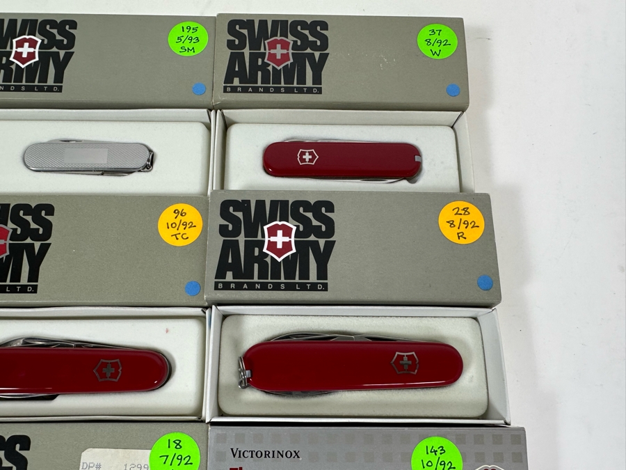 (9) Swiss Army Knives With Original Boxes - See Details For Types Of Knives [Photo 9]