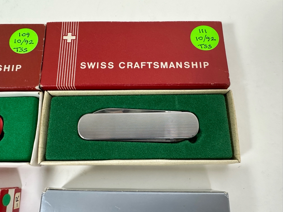 (9) Swiss Army Knives With Original Boxes - See Details For Types Of Knives [Photo 5]