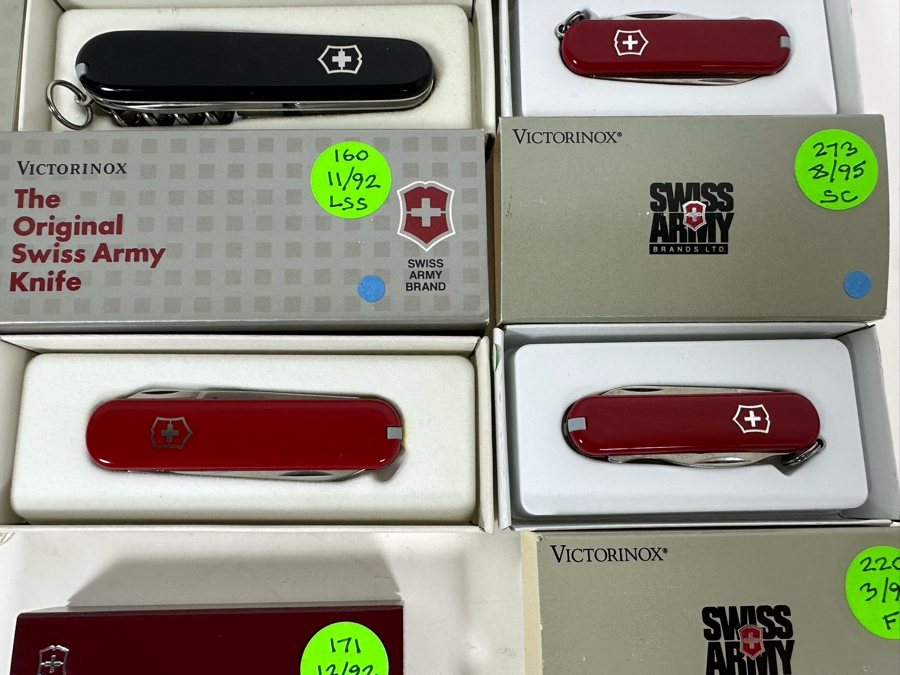 (8) Swiss Army Knives With Original Boxes / Packaging - See Details For Types Of Knives [Photo 6]