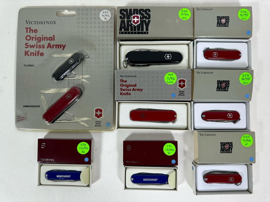 (8) Swiss Army Knives With Original Boxes / Packaging - See Details For Types Of Knives [Photo 2]