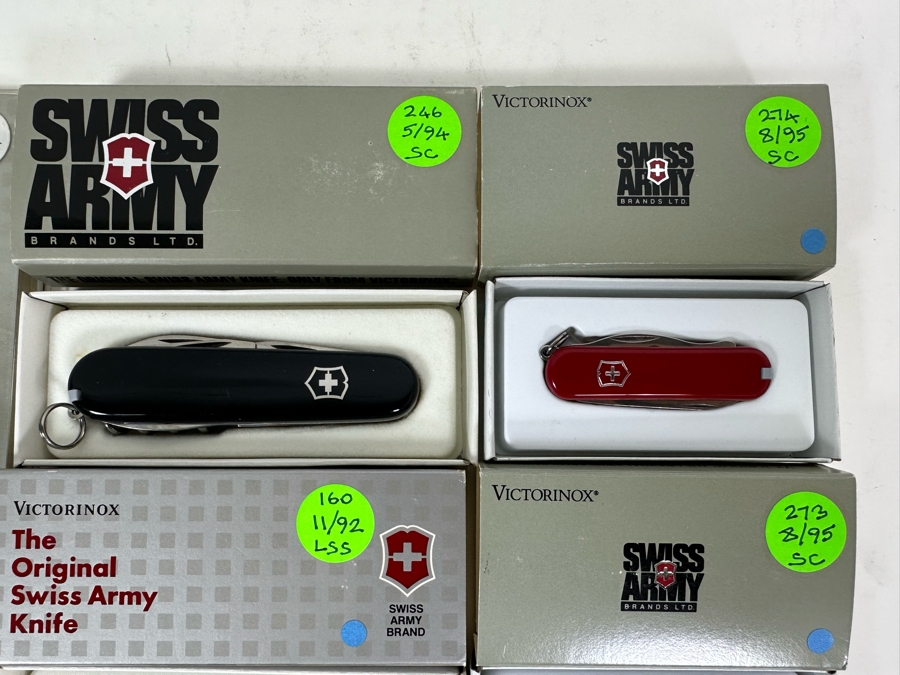 (8) Swiss Army Knives With Original Boxes / Packaging - See Details For Types Of Knives [Photo 5]