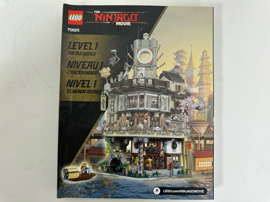 LEGO The Ninjago Movie Ninjago City Set 70620 With The Original Instruction Booklets Already Assembled/Not Glued 10W X 10D X 20H [Photo 21]