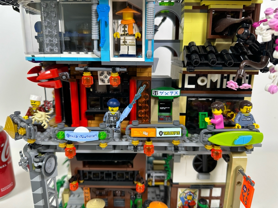 LEGO The Ninjago Movie Ninjago City Set 70620 With The Original Instruction Booklets Already Assembled/Not Glued 10W X 10D X 20H [Photo 6]