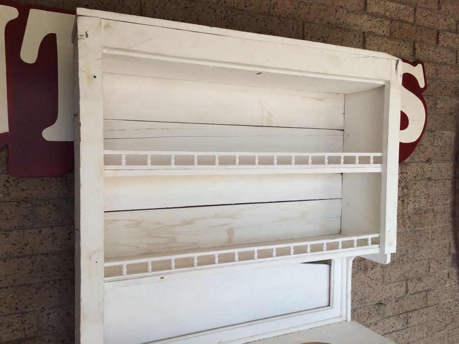 Large White Vintage Cabinet - Great for Display [Photo 2]