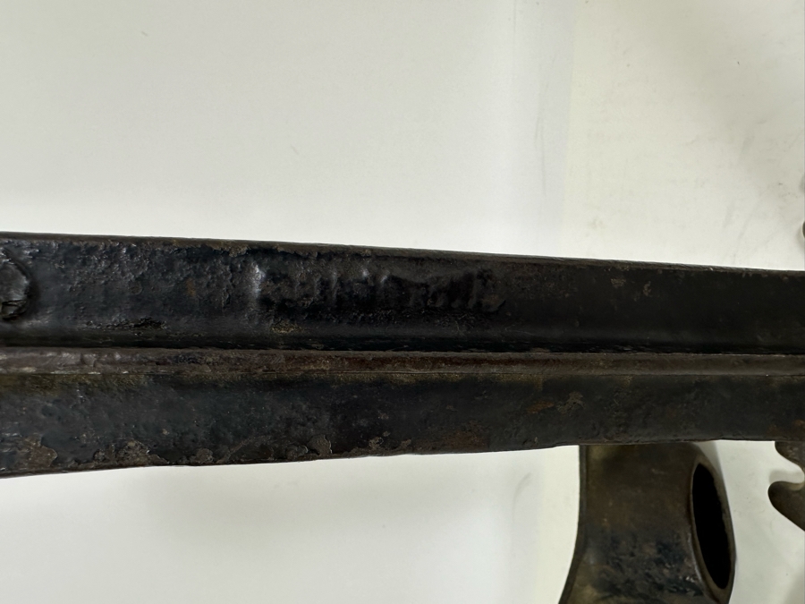 Antique Cast Iron Cobblers Shoe Stand B. Mall. M. Co. So. Mil And Three Shoe Forms (Two Fit Stand) 16H [Photo 9]