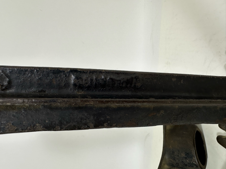 Antique Cast Iron Cobblers Shoe Stand B. Mall. M. Co. So. Mil And Three Shoe Forms (Two Fit Stand) 16H [Photo 8]