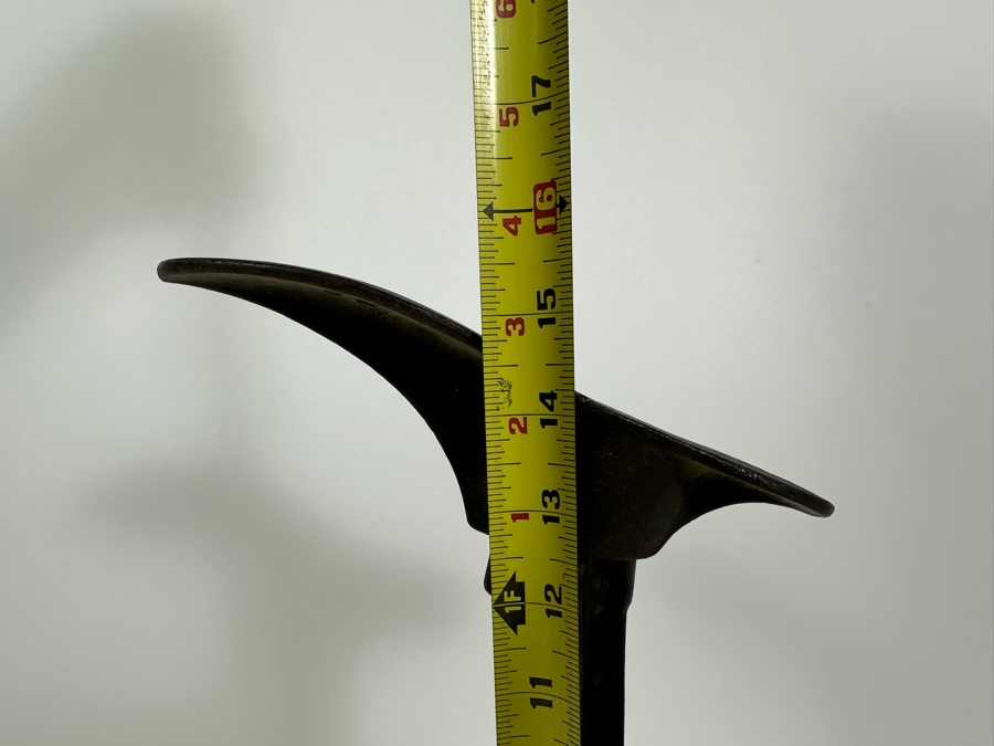 Antique Cast Iron Cobblers Shoe Stand B. Mall. M. Co. So. Mil And Three Shoe Forms (Two Fit Stand) 16H [Photo 13]