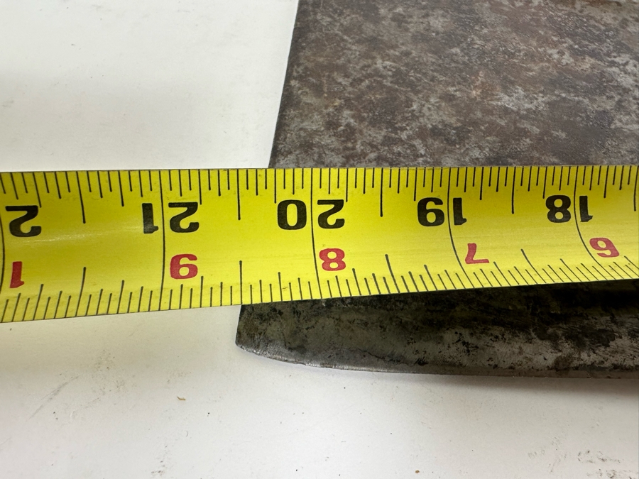 Large Antique Meat Cleaver By W. M. Beatty & Son Chester, PA 20.5W X 6H (Blade Is 9.5L) [Photo 11]