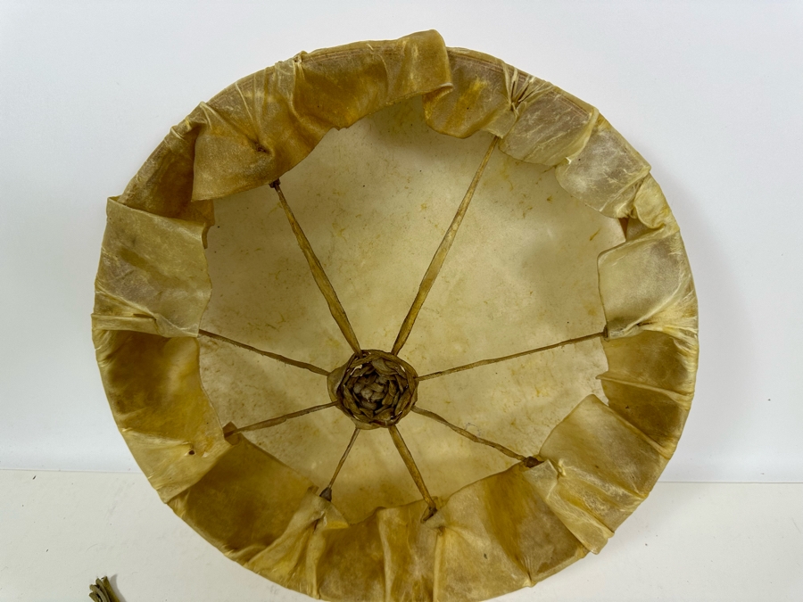 Vintage Native American Round Hand Drum 14.5W X 4H [Photo 6]