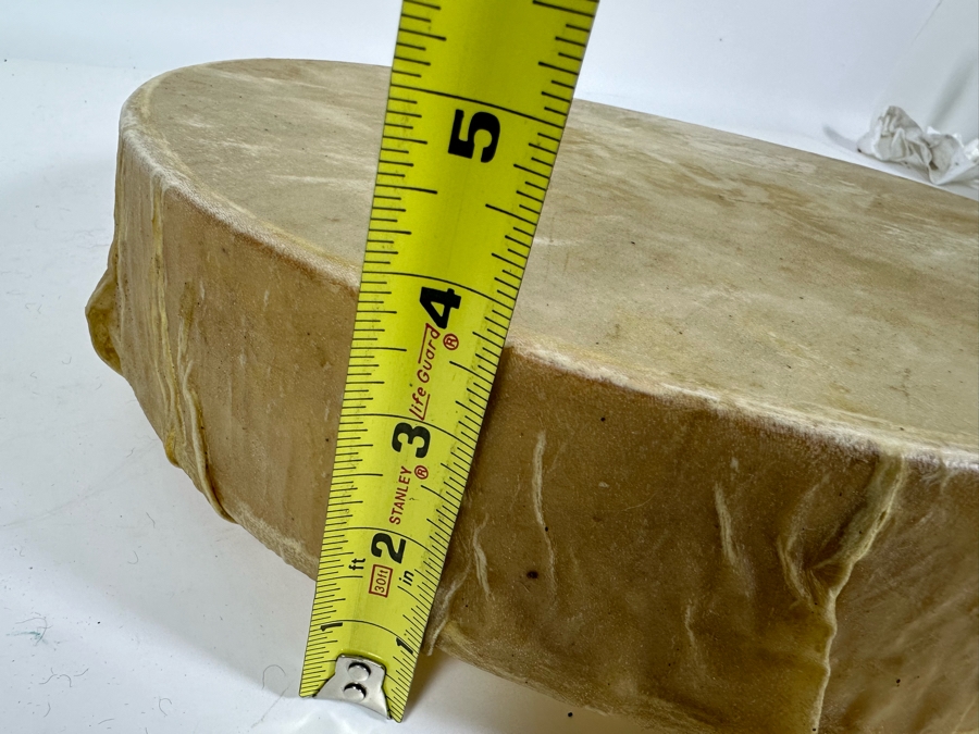 Vintage Native American Round Hand Drum 14.5W X 4H [Photo 9]