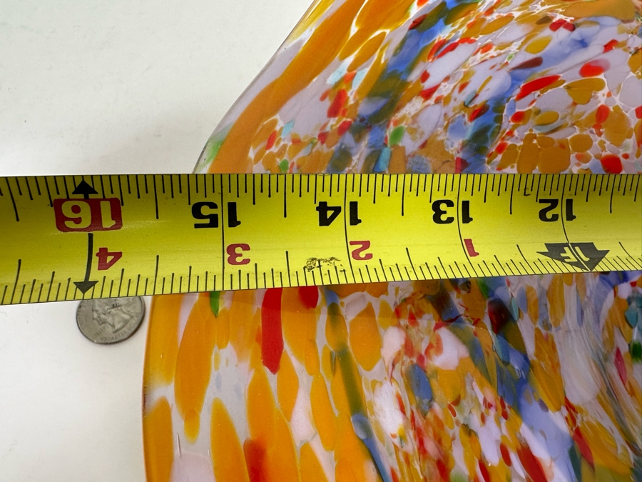 Art Glass Centerpiece Bowl 15.5W X 3.5H [Photo 8]