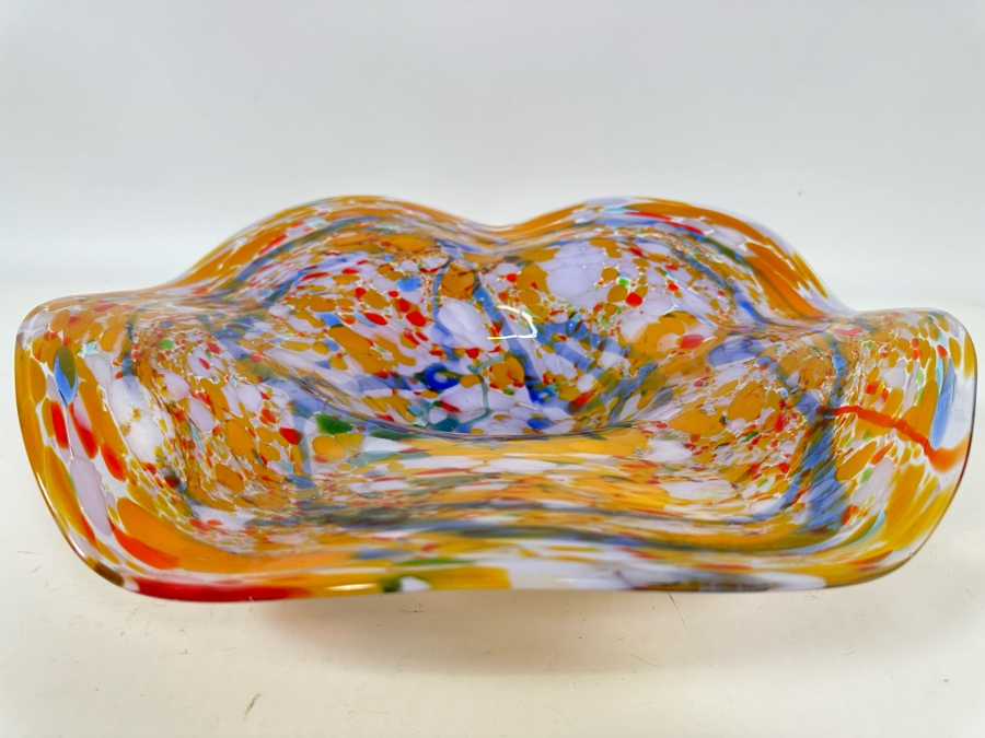 Art Glass Centerpiece Bowl 15.5W X 3.5H [Photo 4]