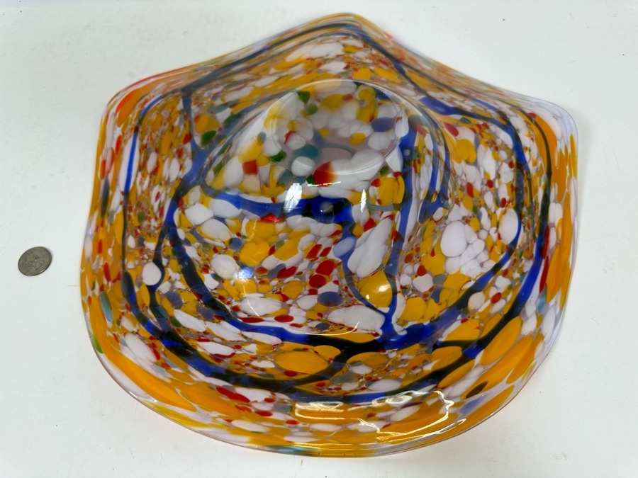 Art Glass Centerpiece Bowl 15.5W X 3.5H [Photo 7]