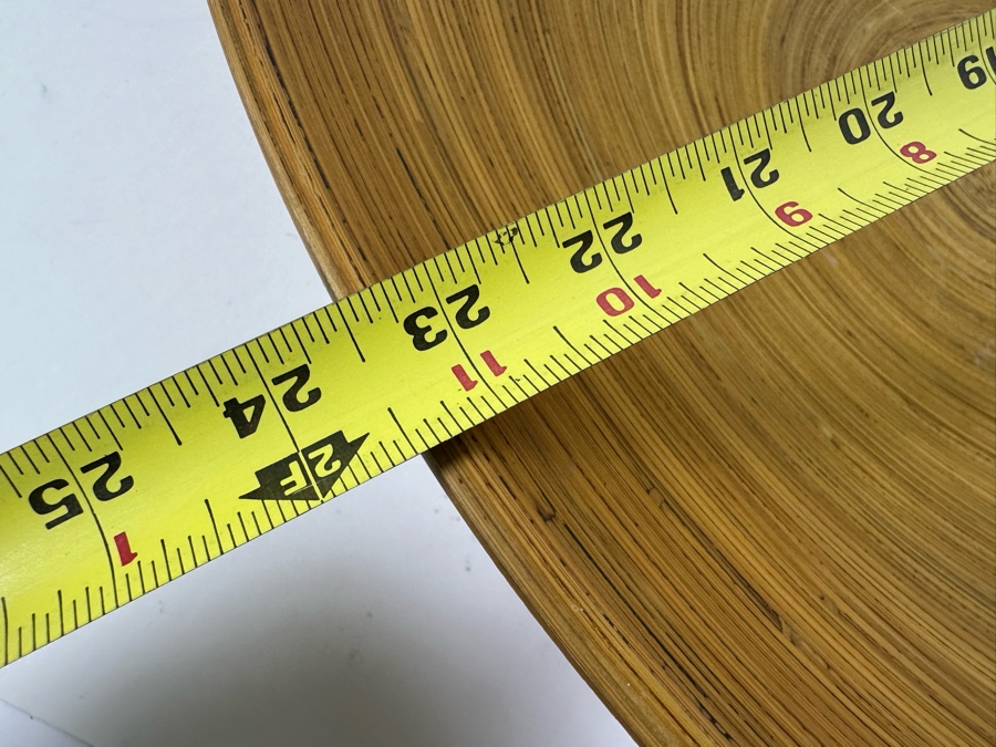 Large Round Centerpiece Bamboo Bowl 23.5R X 5H [Photo 7]