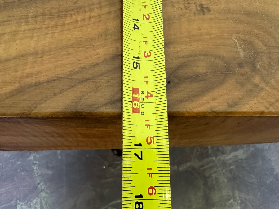 Live Edge Hand-Crafted Wooden Coffee Table With Metal Hairpin Legs 45W X 16D X 15H [Photo 12]