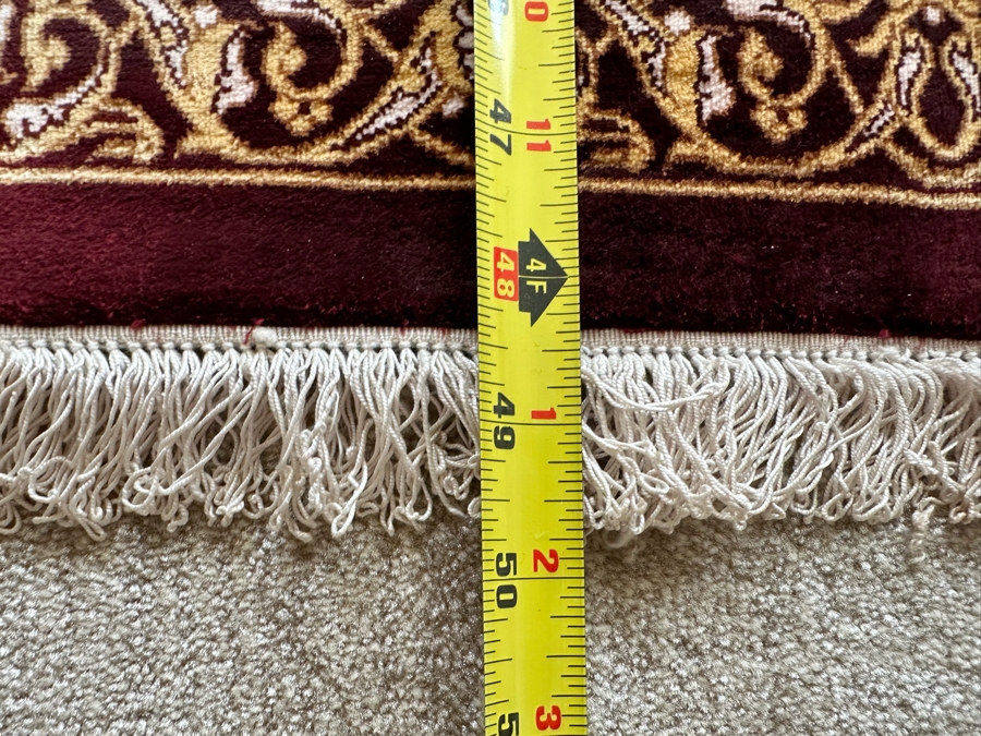 Vintage Finely Hand Knotted SIGNED Silk Persian Area Rug 31 X 49 [Photo 13]