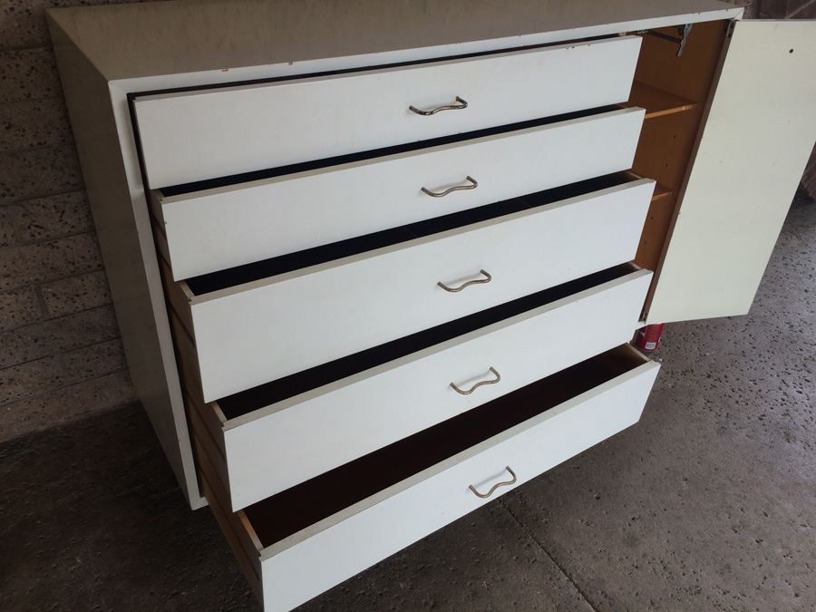 George Nelson For Herman Miller Chest Mid-Century Modern Painted White [Photo 12]