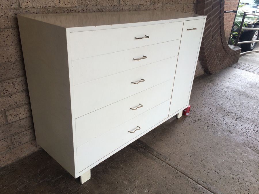 George Nelson For Herman Miller Chest Mid-Century Modern Painted White [Photo 5]