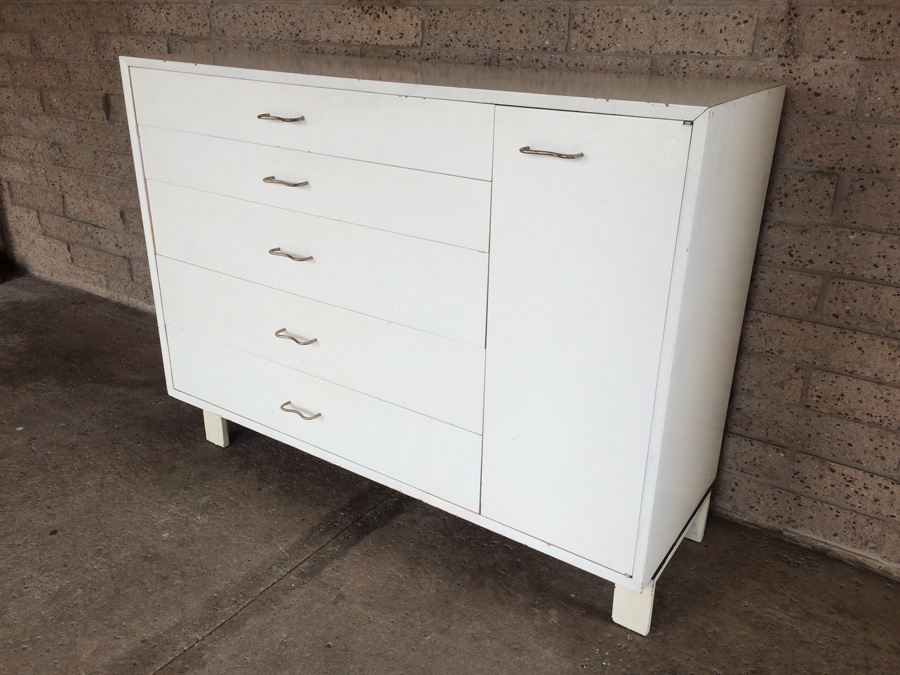 George Nelson For Herman Miller Chest Mid-Century Modern Painted White [Photo 2]