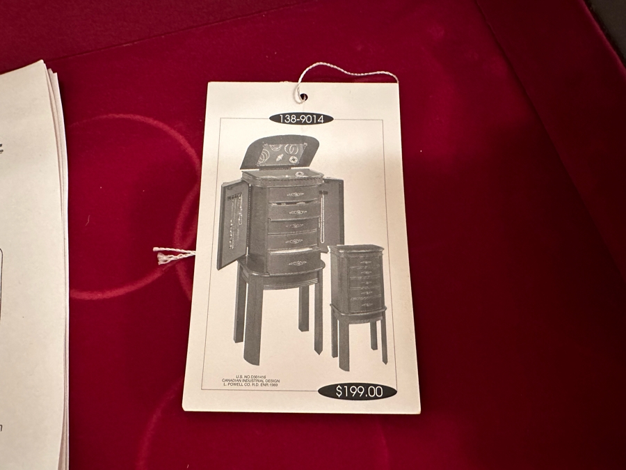 Freestanding Jewelry Box 17W X 13D X 40H [Photo 4]