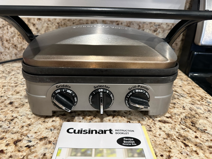 Cuisinart Griddler Gourmet GRID-8N & Cuisinart Waffle Maker WMR-CA [Photo 5]