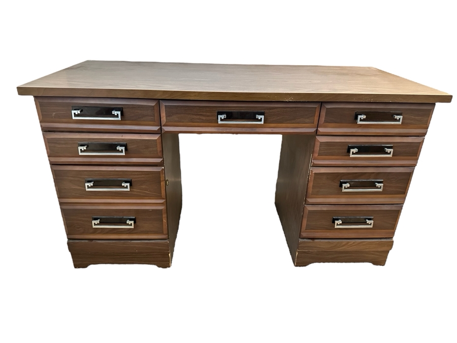 Mid-Century Desk By New Directions DMI Furniture 54W X 24D X 29.5H [Photo 1]