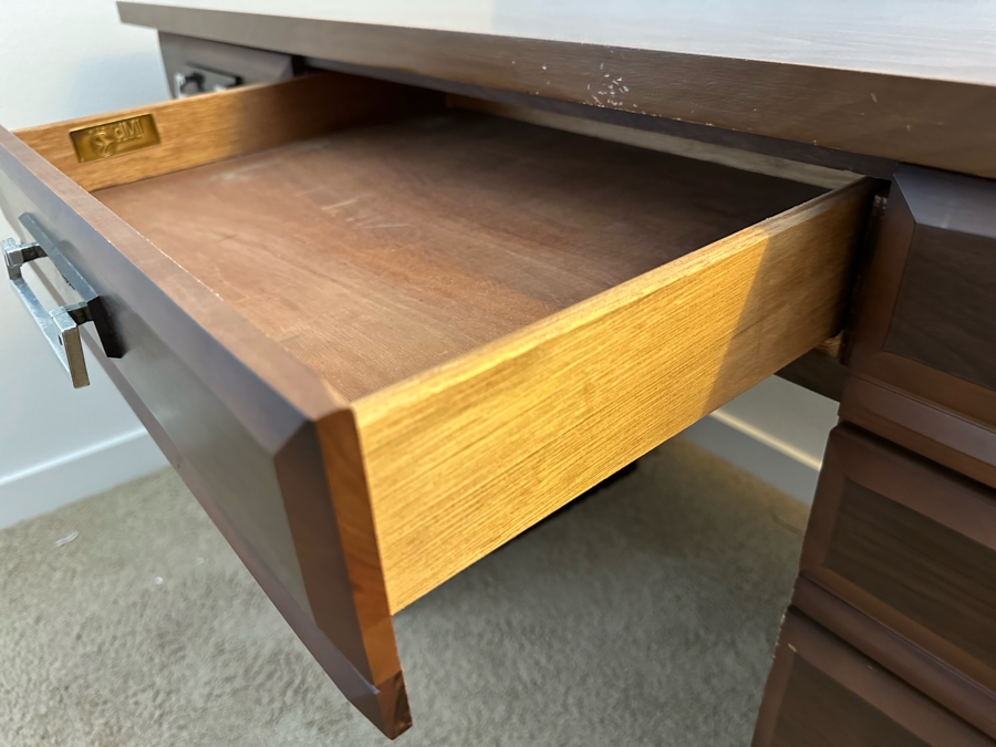 Mid-Century Desk By New Directions DMI Furniture 54W X 24D X 29.5H [Photo 8]