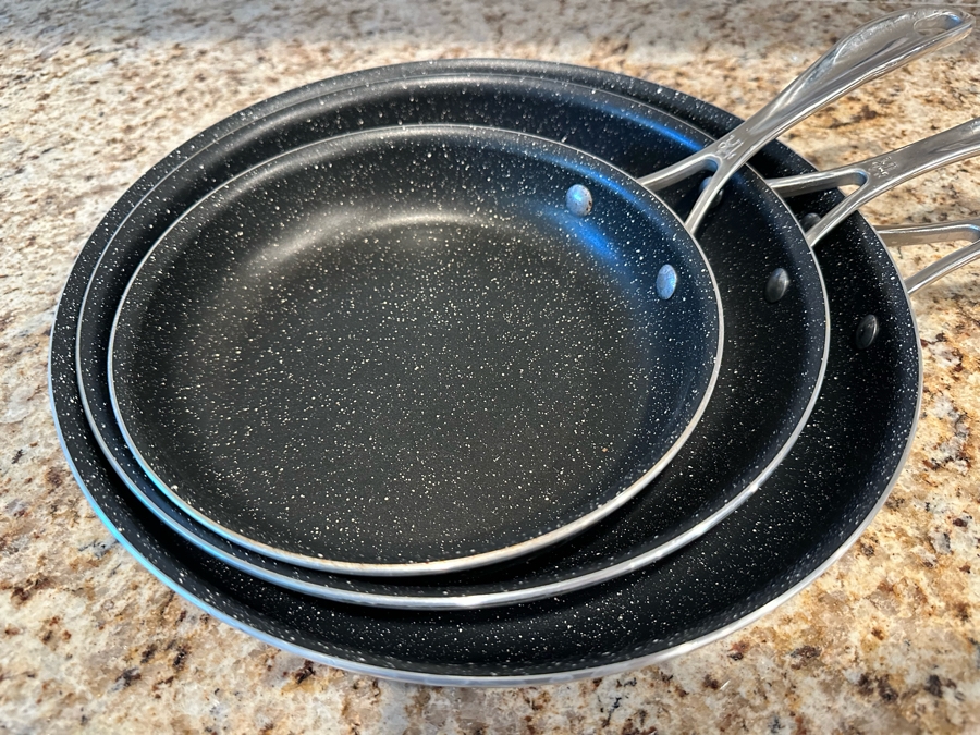(3) J.A. Henckels International Aluminum Pans Skillets Made In Italy 8.5R - 12.5R [Photo 3]