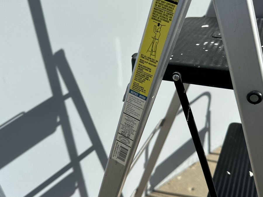 Pair Of Step Ladders - Larger Ladder Is A Commerical 5.5' Step Ladder [Photo 4]