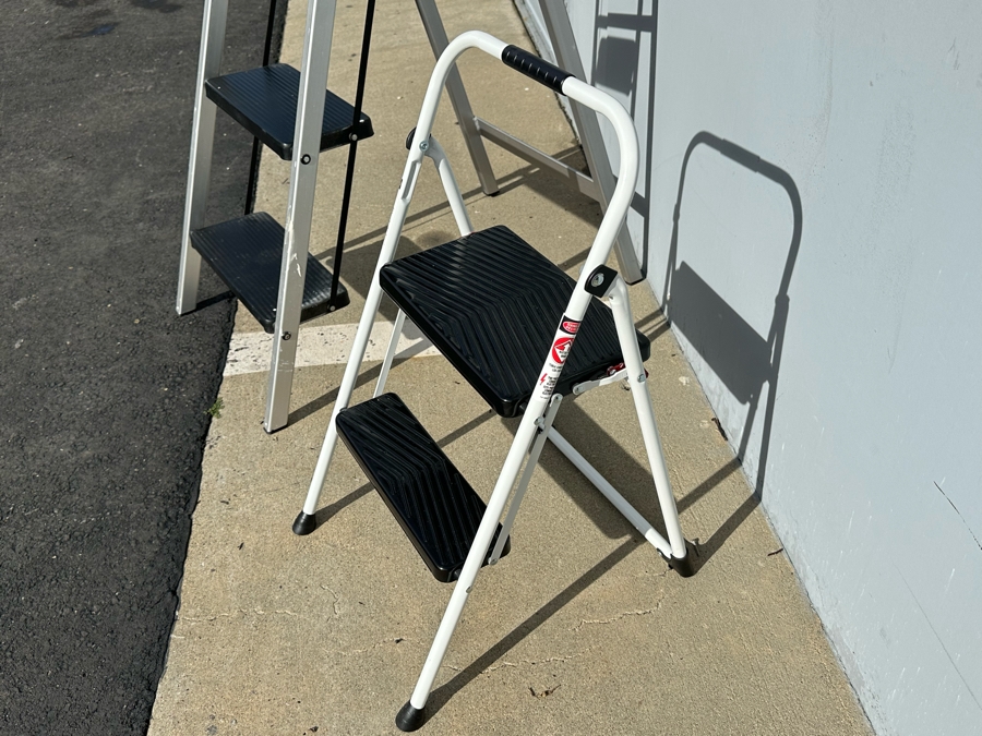 Pair Of Step Ladders - Larger Ladder Is A Commerical 5.5' Step Ladder [Photo 6]