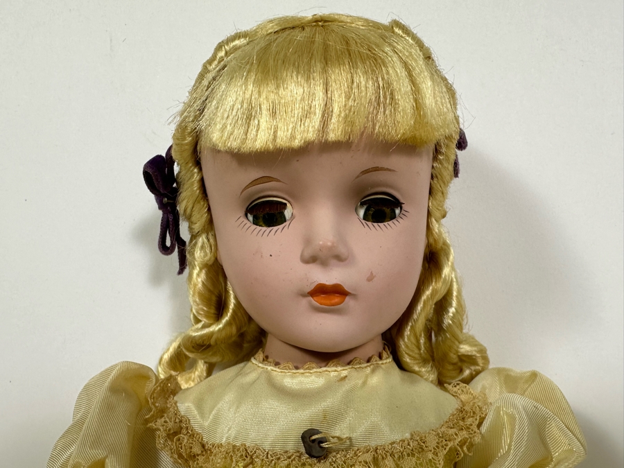Vintage Madame Alexander Little Women Amy Plastic Doll With Original Tags 14L [Photo 4]