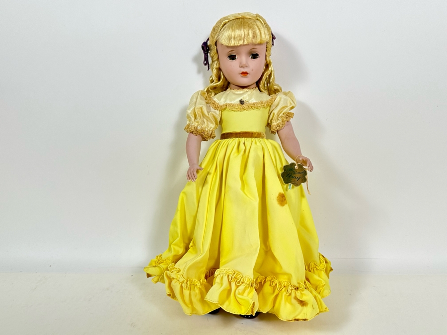 Vintage Madame Alexander Little Women Amy Plastic Doll With Original Tags 14L [Photo 2]