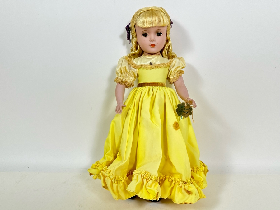 Vintage Madame Alexander Little Women Amy Plastic Doll With Original Tags 14L [Photo 3]