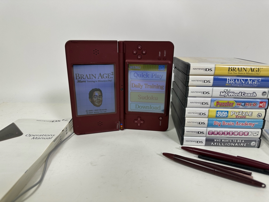 Nintendo DS XL With Eight Brain / Puzzle Games [Photo 5]