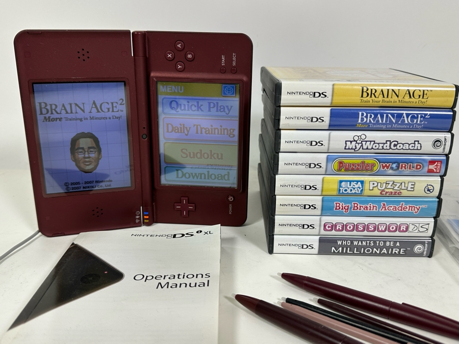Nintendo DS XL With Eight Brain / Puzzle Games [Photo 4]