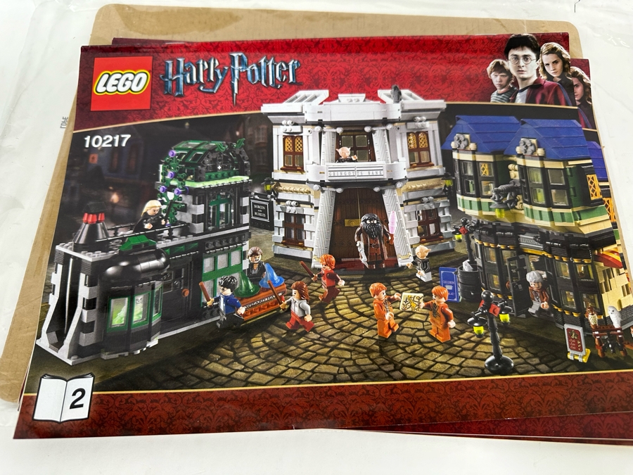 LEGO 10217 Harry Potter Diagon Alley With The Original Instruction