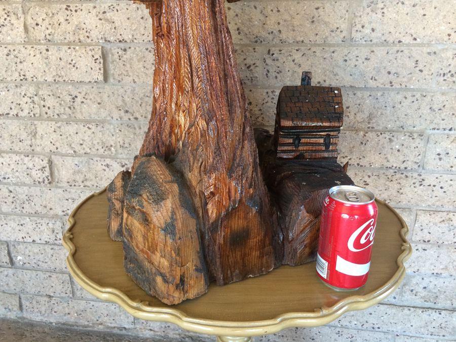 Large Hand Carved Wood Cabin In the Forrest [Photo 16]