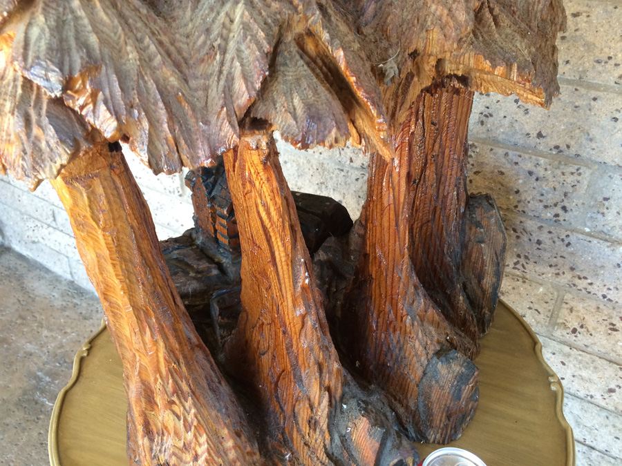 Large Hand Carved Wood Cabin In the Forrest [Photo 11]